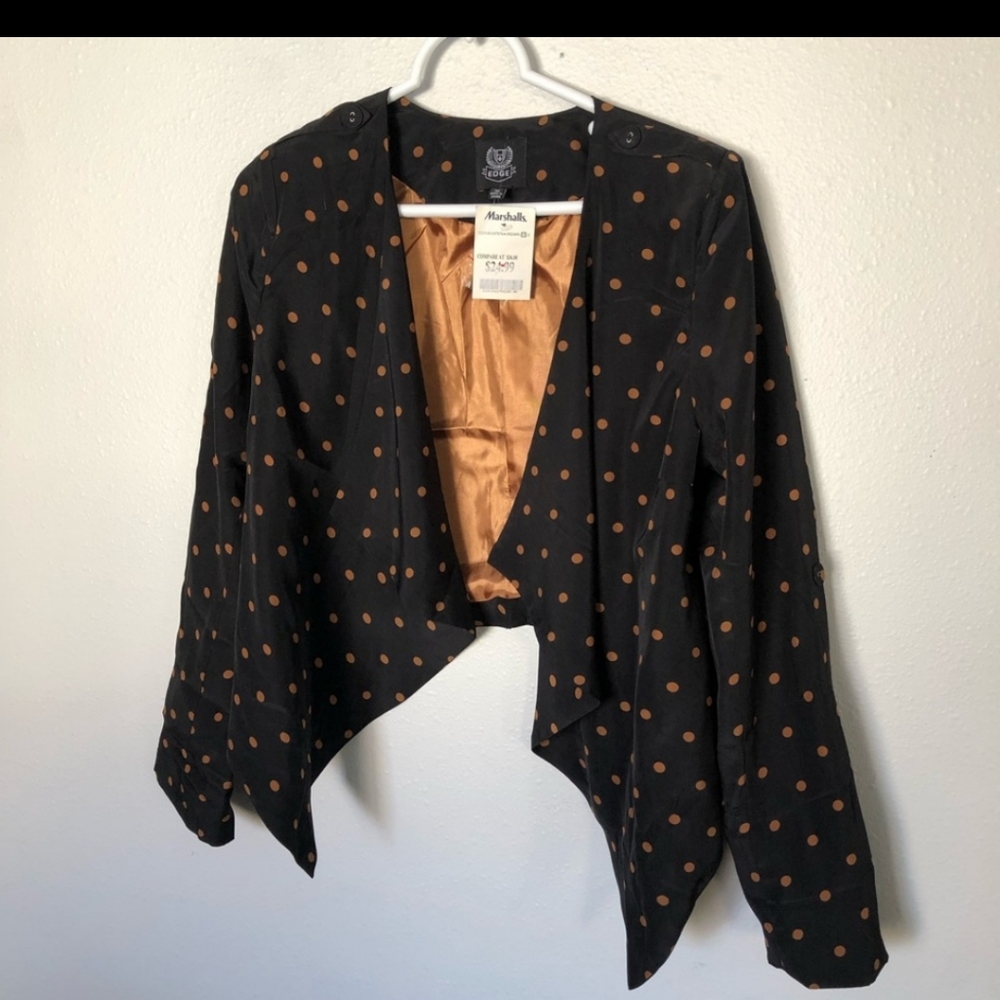 Edge Polka Dot Blazer